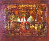 Paul Klee Famous Paintings - Nocturnal Festivity
